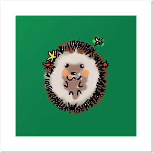 adorable hedgehog Posters and Art